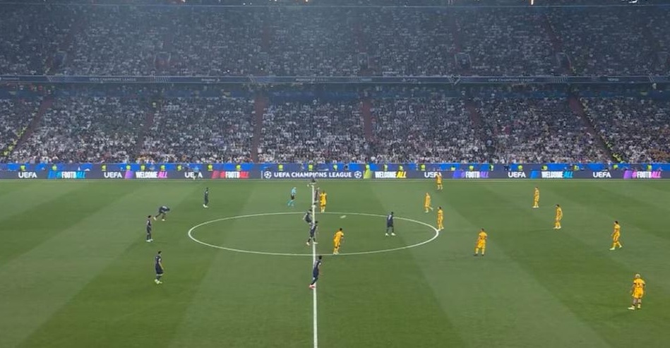 calcio d'inizio psg